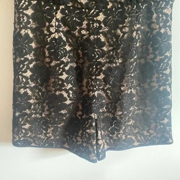 BCBGMaxAzria Black Lace Romper - Picture 7 of 16